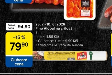 Fino Alobal na grilování 8 m