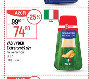 Váš Výběr Extra tvrdý sýr italského typu - Globus aktualniletaky.eu