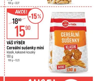 Váš Výběr Cereální sušenky mini - Globus aktualniletaky.eu