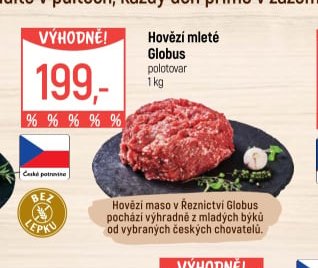 Hovězí mleté Globus