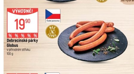 Debrecínské párky Globus - Globus aktualniletaky.eu