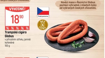Trampské cigáro Globus - Globus aktualniletaky.eu