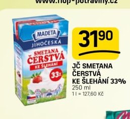 JČ SMETANA ČERSTVÁ KE ŠLEHÁNÍ 33%