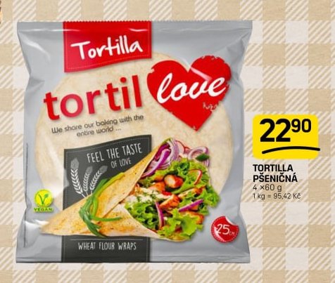 TORTILLA PŠENIČNÁ