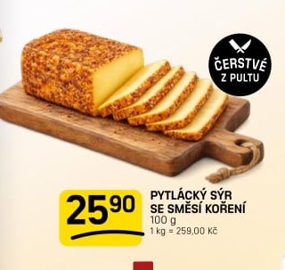 Pytlácký sýr se směsí koření