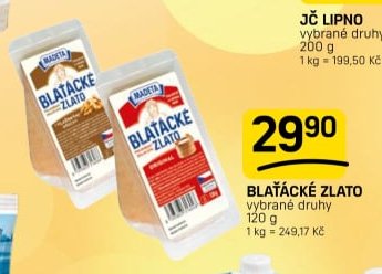 Blatácké zlato vybrané druhy
