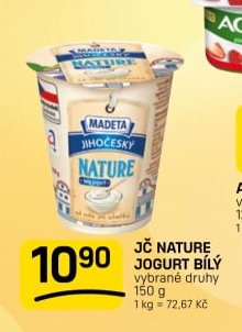 JČ Nature jogurt bílý - FLOP aktualniletaky.eu