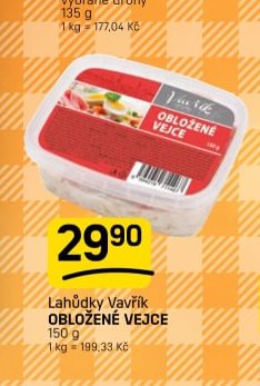 Lahůdky Vavřík OBLOŽENÉ VEJCE - FLOP aktualniletaky.eu