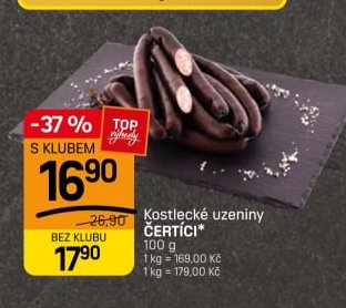 Kostlecké uzeniny ČERTÍCI