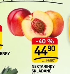 Nektarinky skládané - FLOP TOP aktualniletaky.eu