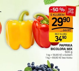 Paprika bicolor mix - FLOP TOP aktualniletaky.eu