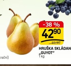 Hruška skládaná „Guyot“