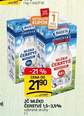 JČ MLÉKO ČERSTVÉ 1,5-3,5%