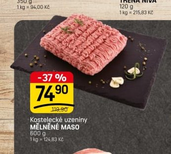 Kostelecké uzeniny Mělněné maso