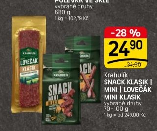 Krahulík Snack klasik | Lovečák mini klasik