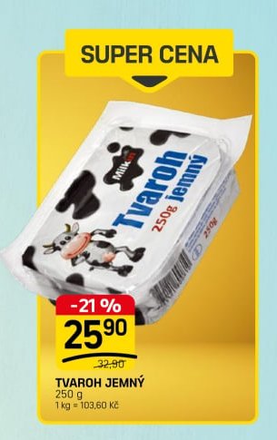TVAROH JEMNÝ 250 g - FLOP TOP aktualniletaky.eu