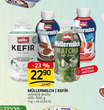 MÜLLERMILCH | KEFÍR vybrané druhy 400-500 g