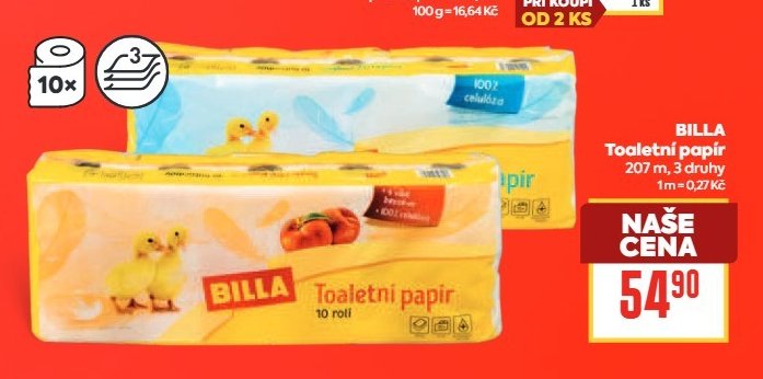 BILLA Toaletní papír