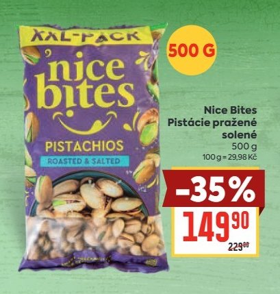 Nice Bites Pistácie pražené solené