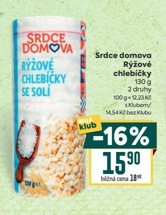 Srdce domova Rýžové chlebíčky - BILLA aktualniletaky.eu