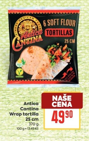 Antica Cantina Wrap tortilla - BILLA aktualniletaky.eu