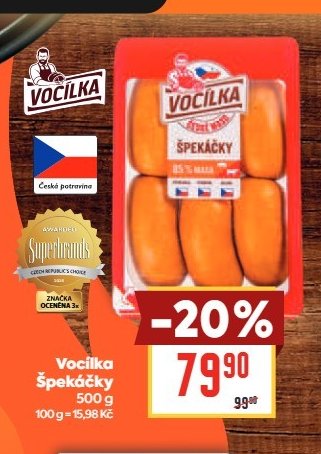 Vocílka Špekáčky 500 g - BILLA aktualniletaky.eu