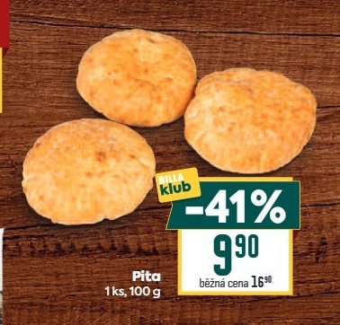Pita 1 ks, 100 g - BILLA aktualniletaky.eu