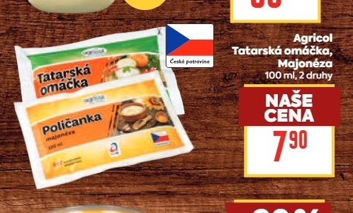 Agricol Tatarská omáčka, Majonéza - BILLA aktualniletaky.eu