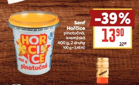 Senf Hořčice plnotučná, kremžská - BILLA aktualniletaky.eu