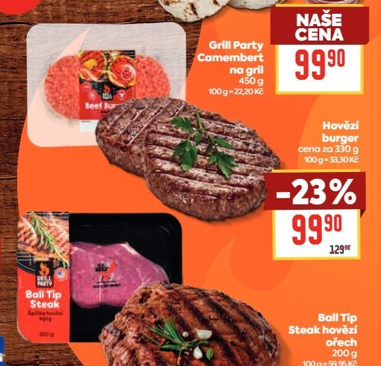 Hovězí burger - BILLA aktualniletaky.eu