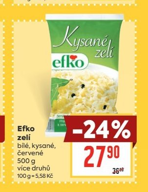 Efko zelí - BILLA aktualniletaky.eu