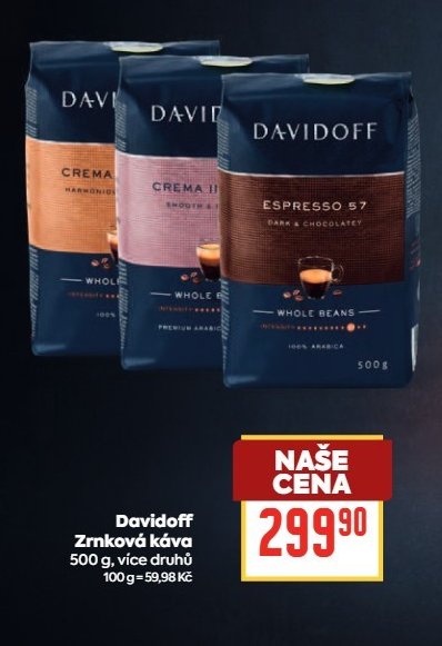 Davidoff zrnková káva 500 g - BILLA aktualniletaky.eu