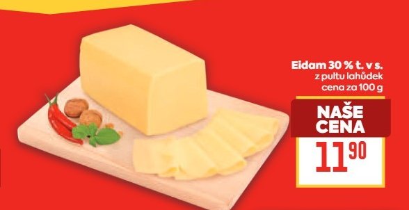Eidam 30% t. v s. - BILLA aktualniletaky.eu