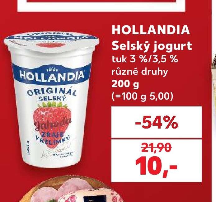 Hollandia Selský jogurt - Kaufland aktualniletaky.eu