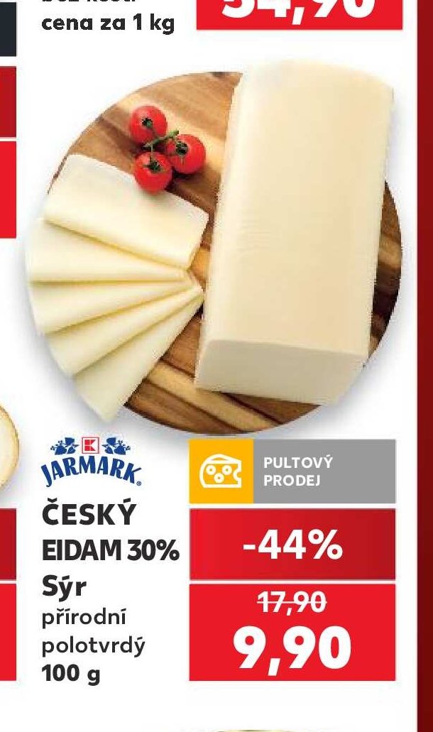 JARMARK ČESKÝ EIDAM 30% Sýr - Kaufland aktualniletaky.eu