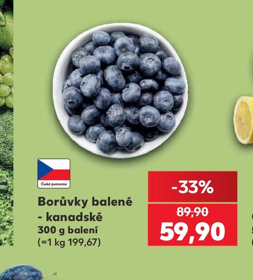 Borůvky balené - kanadské 300 g balení - Kaufland aktualniletaky.eu
