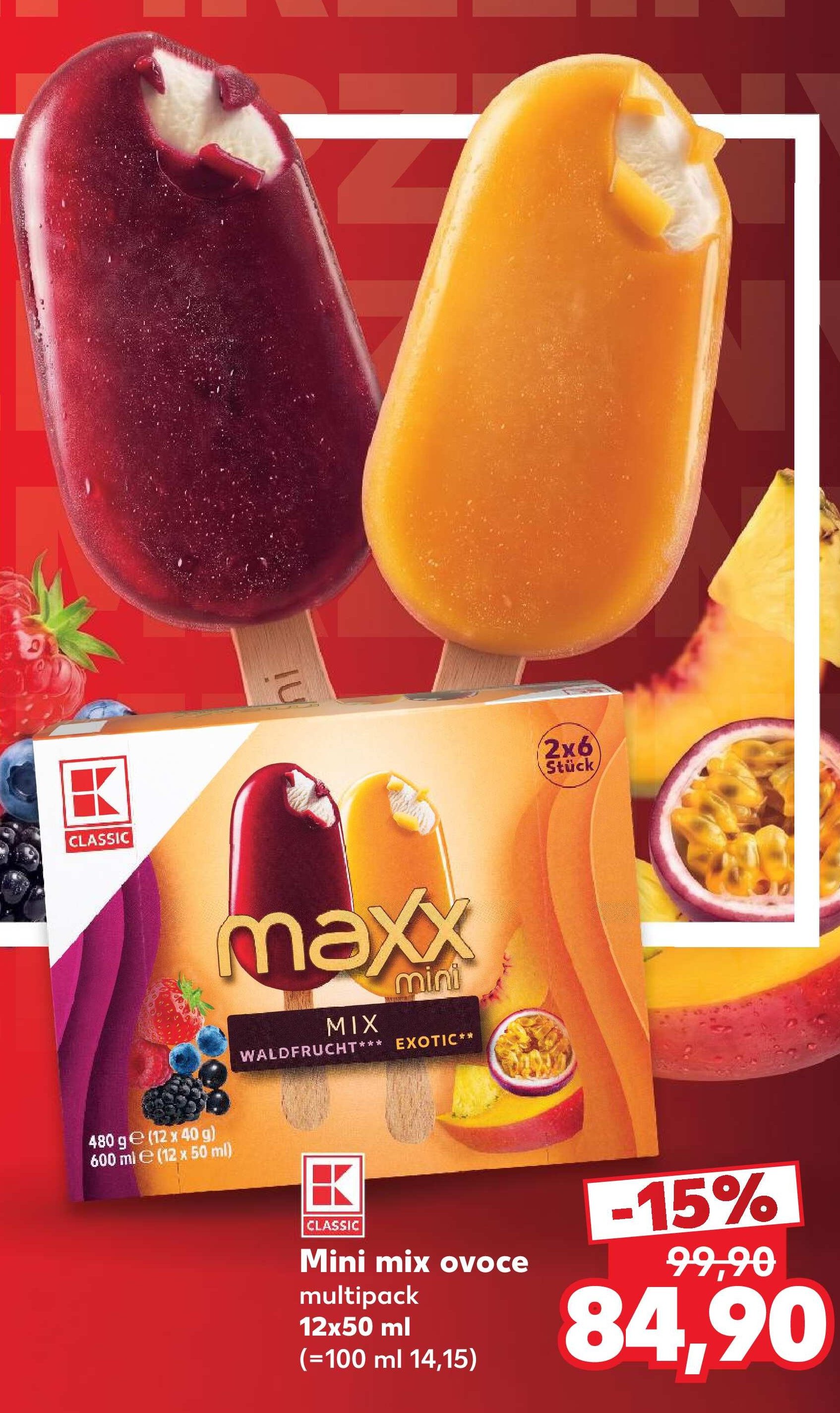 K-Classic Maxx Mini Mix (ovocný) - Kaufland aktualniletaky.eu