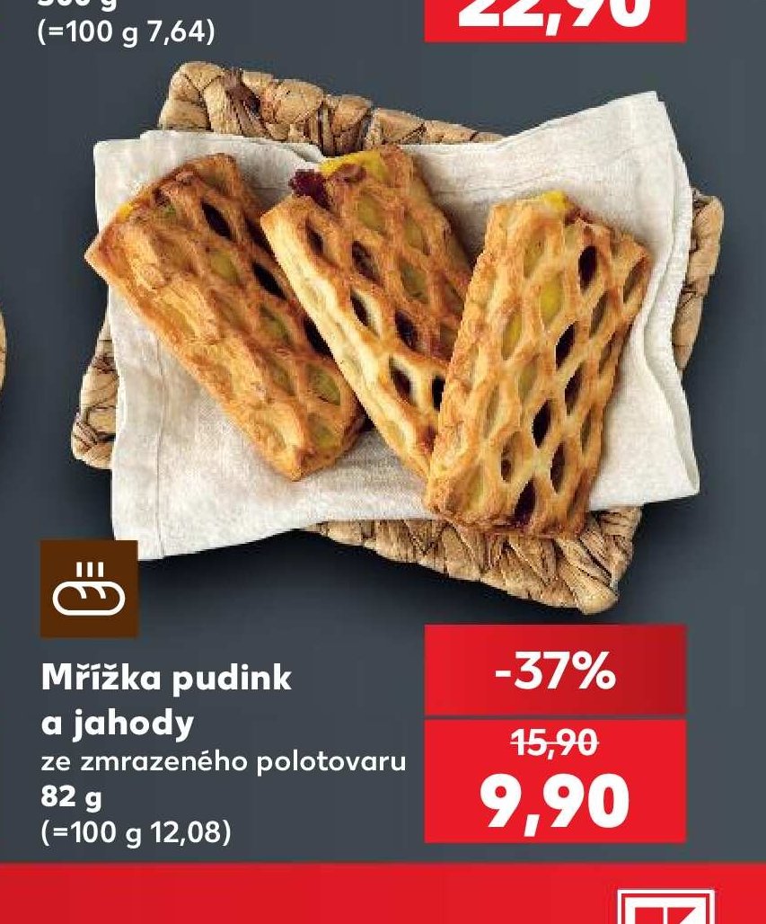 Mřížka pudink a jahody - Kaufland aktualniletaky.eu