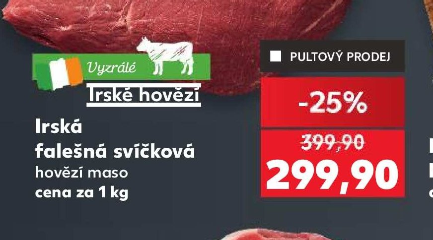 Irská falešná svíčková hovězí maso - Kaufland aktualniletaky.eu