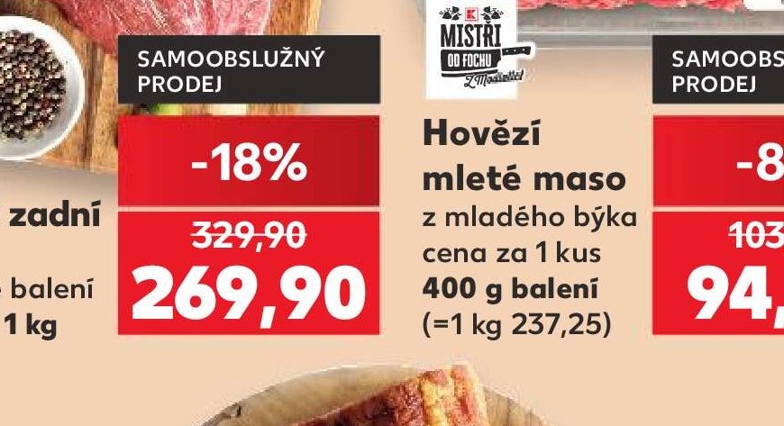 Hovězí zadní z plece - Kaufland aktualniletaky.eu