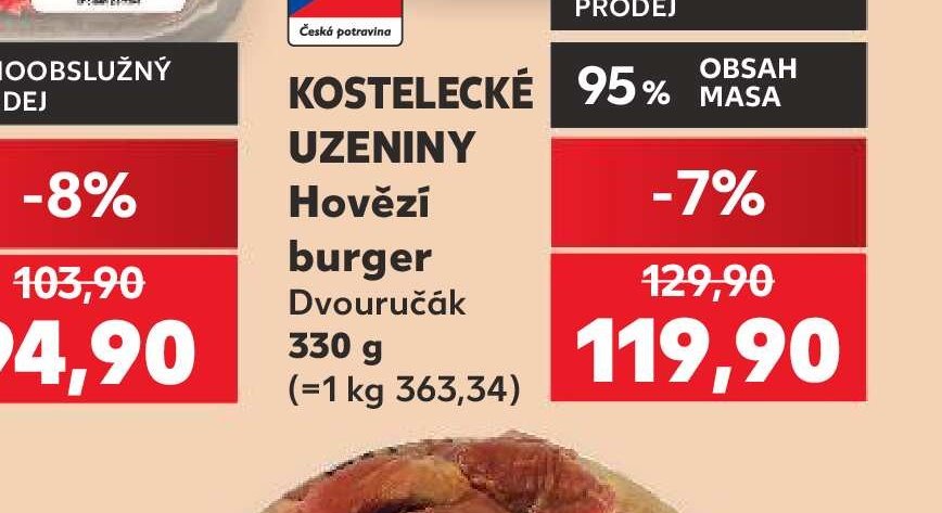 Hovězí mleté maso z mladého býka - Kaufland aktualniletaky.eu