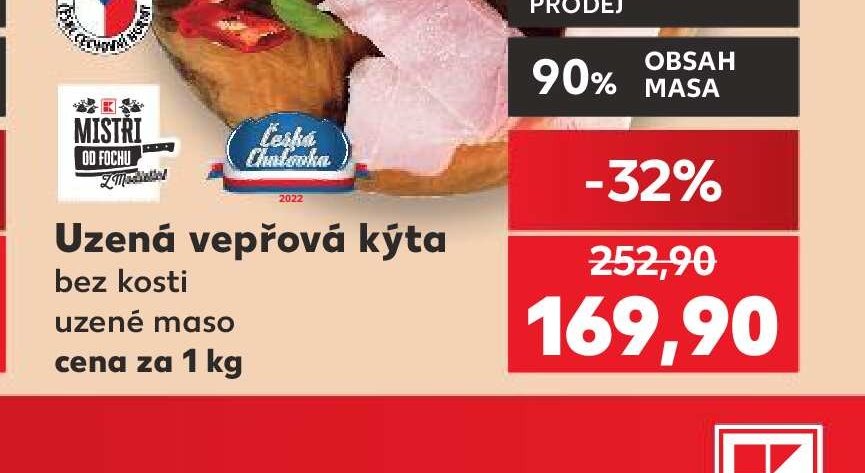Uzená vepřová kýta - Kaufland aktualniletaky.eu
