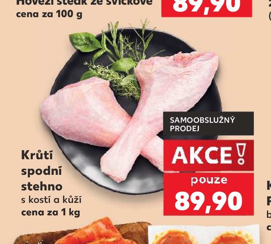 Krůtí spodní stehno - Kaufland aktualniletaky.eu