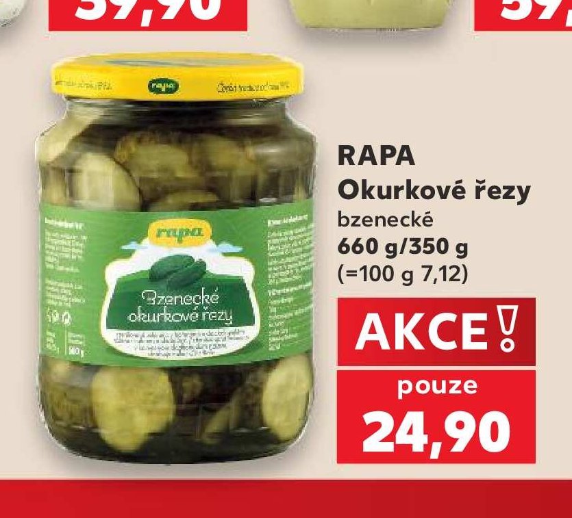 RAPA Okurkové řezy bzenecké - Kaufland aktualniletaky.eu