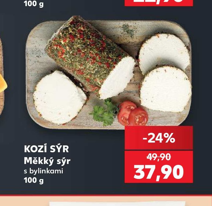 KOZÍ SÝR Měkký sýr s bylinkami - Kaufland aktualniletaky.eu