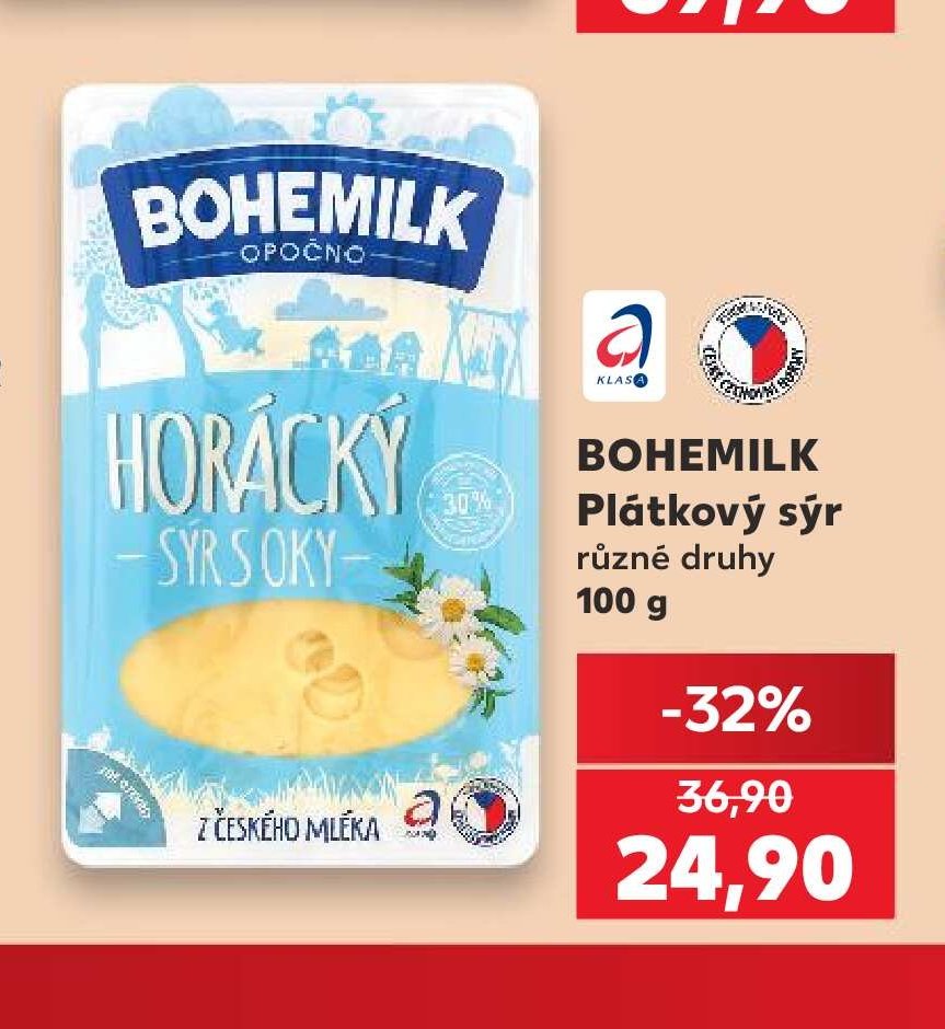 BOHEMILK Plátkový sýr - Kaufland aktualniletaky.eu