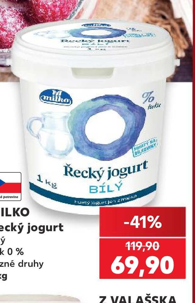 MILKO Řecký jogurt bílý 1 kg - Kaufland aktualniletaky.eu