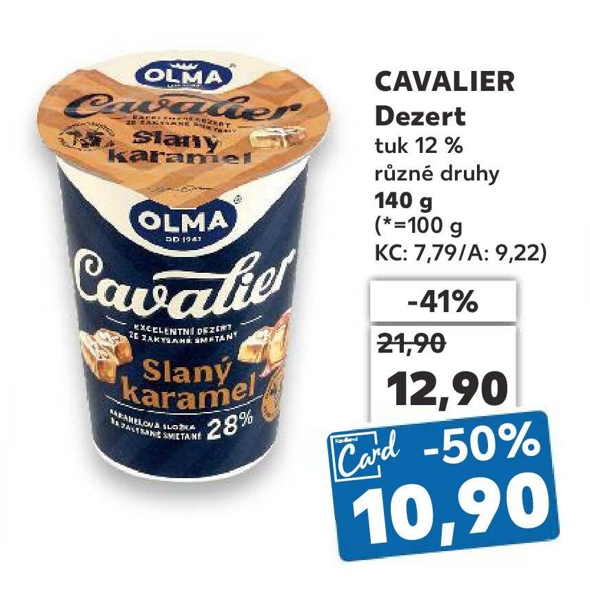 CAVALIER Dezert 140 g - Kaufland aktualniletaky.eu