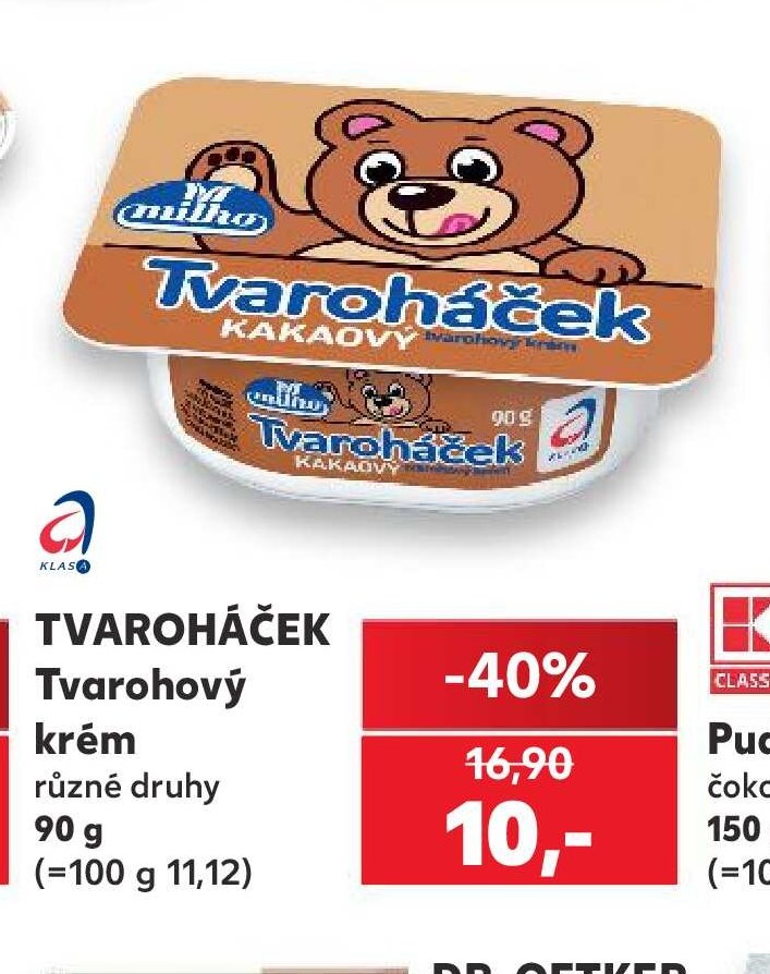 Tvaroháček Tvarohový krém - Kaufland aktualniletaky.eu