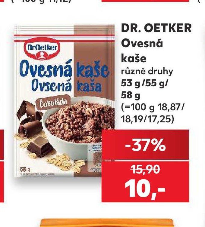 Dr. Oetker Ovesná kaše - Kaufland aktualniletaky.eu